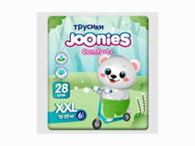 Подгузники-трусики JOONIES Comfort+ XXL 15-20 кг 28 шт