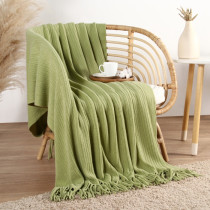 Плед ЭТЕЛЬ Green mood салатовый 100% акрил 130х170см