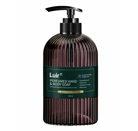 Мыло жидкое LUIR парфюмированное Ambroxan & Muscone 400 мл – 1