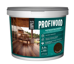Антисептик для дерева Profiwood защитно-декоративный антисептик-лазурь полиакриловый палисандр 2.5 кг