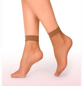 Носки Innamore Microrete женские мелкая сетка телесный размер 36-40