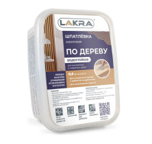 Шпатлевка по дереву Лакра белая 0.6 кг