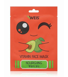 Маска для лица WEIS Kawaii увлажняющая с экстрактом авокадо 23 гр