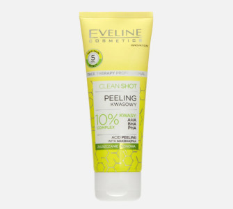 Пилинг для лица Eveline Clean Shot кислотный 10% АНА 75 мл
