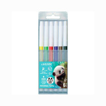 Фломастеры deVENTE Yummy Panda 6 цветов