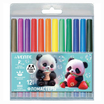Фломастеры deVENTE Yummy Panda 12 цветов
