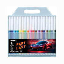 Фломастеры deVENTE Fast Or Last 18 цветов