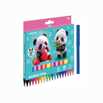 Фломастеры deVENTE Yummy Panda 18 цветов
