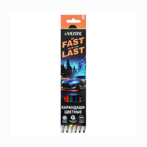 Карандаши цветные deVENTE Fast Or Last 6 цветов