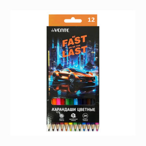 Карандаши цветные deVENTE Fast Or Last 12 цветов