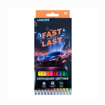 Карандаши цветные deVENTE Fast Or Last 24 цвета