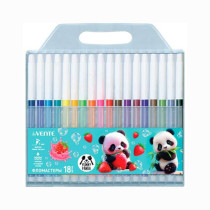 Фломастеры deVENTE Yummy Panda 18 цветов