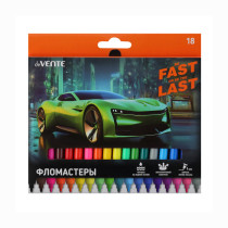 Фломастеры deVENTE Fast Or Last 18 цветов