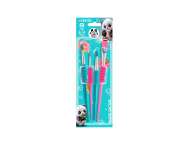 Набор кисточек deVENTE Yummy Panda синтетика 4 шт