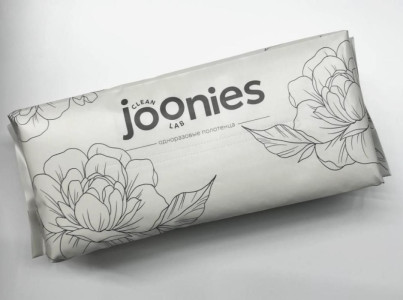 Полотенца одноразовые JOONIES из нетканого материала 22х20 60 шт