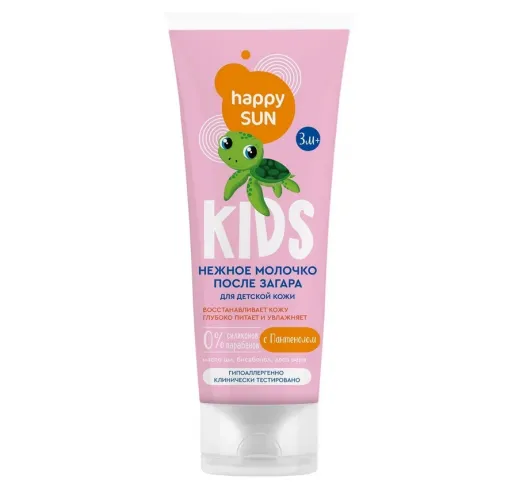 Солнцезащитное молочко Фитокосметик Happy Sun после загара детское нежное 75 мл – 1