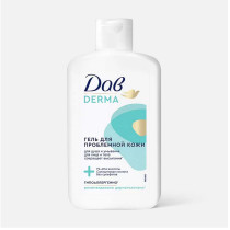 Гель для душа Дав Derma очищающий гипоаллергенный для проблемной кожи 280 мл