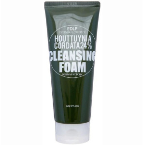 Пенка для умывания Derma Factory очищающая с экстрактом Хауттюйнии 120 гр