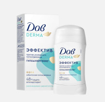 Дезодорант-антиперспирант стик Дав Derma гипоаллергенный 40 мл