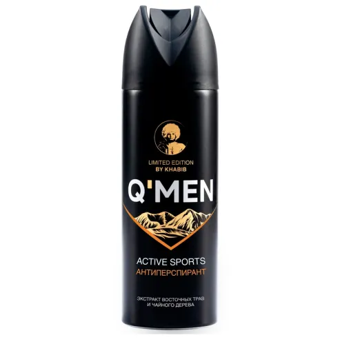 Дезодорант-антиперспирант спрей Q'Men Active Sports 200 мл – 1
