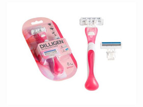 Бритвенный станок Dilligen Women Orange одноразовый 2 шт