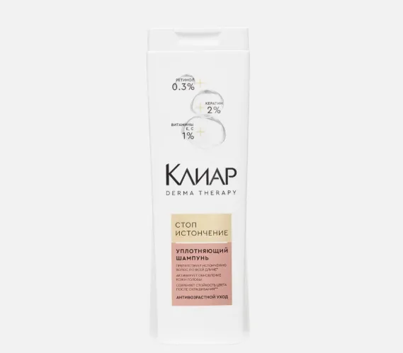 Шампунь для волос Clear Derma Therapy Стоп истончение 380 мл – 1