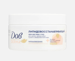 Крем для лица и тела Дав Derma Липидовосстанавливающий 285 мл