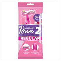 Бритвенный станок DockLand Women Rose Regular 2 одноразовый 4 шт