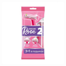 Бритвенный станок DockLand Women Rose 2 одноразовый 4 шт