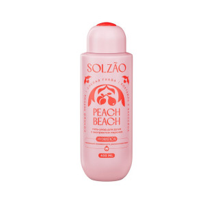 Гель для душа Solzao Peach Beach с экстрактом персика 400 мл