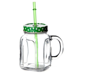 Кружка Китай Vintage с трубочкой 450 мл