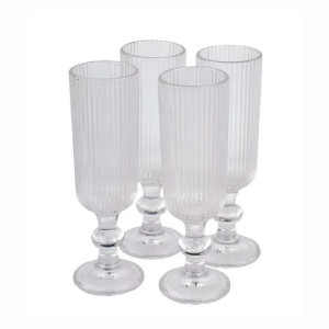 Набор бокалов Lakomo Clear для шампанского 4 шт 160 мл - 1