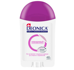 Дезодорант-антиперспирант стик Deonica For Men невидимый 40 мл