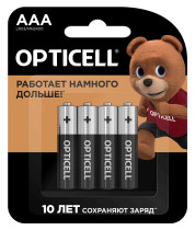 Батарейка Opticell Basic тип ААА LR03 напряжение: 1.5V 4 шт