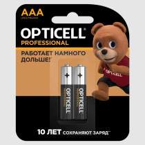 Батарейка Opticell Professional алкалиновая тип ААА LR03 напряжение: 1.5V 2 шт