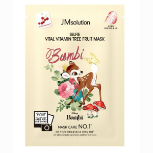 Маска для лица JMsolution Disney Collection Selfie Vital Vitamin Tree Fruit тканевая витаминная с экстрактом облепихи 30 мл
