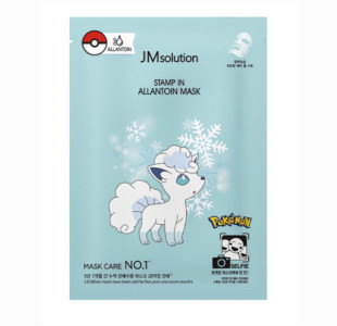 Маска для лица JMsolution Pokemon Stamp In Allantoin тканевая увлажняющая с аллантоином 30 мл