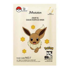 Маска для лица JMsolution Pokemon Stamp In Galactomyces тканевая для сияния кожи с галактомисисом 30 мл