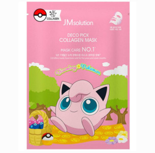 Маска для лица JMsolution Pokemon Deco Pick Collagen тканевая укрепляющая с коллагеном 30 мл