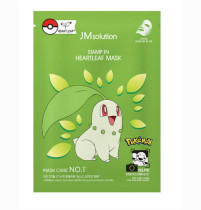 Маска для лица JMsolution Pokemon Stamp In Heartleaf тканевая успокаивающая с хауттюйнией 30 мл