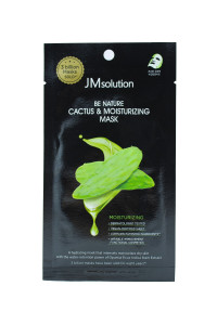 Маска для лица JMsolution Be Nature Cactus тканевая увлажняющая с кактусом 24 мл