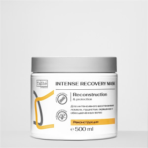 Маска для волос Tashe professional Intense Recovery с экстрактом протеинов шелка и маслом кокоса восстанавливающая 500 мл - 1