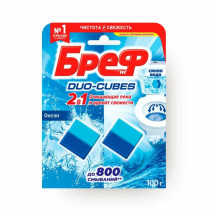 Таблетка для бачка унитаза Бреф дуо-куб 2х50 гр