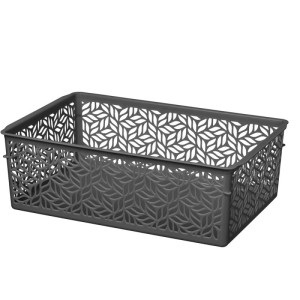 Корзинка для хранения Idiland Linden универсальная серый 23х19х9.5 см 4.3 л