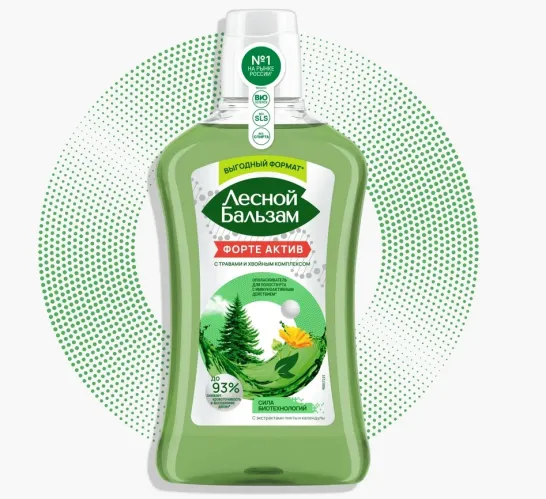 Ополаскиватель для полости рта Лесной бальзам Форте 800 мл – 1
