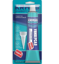 Герметик силиконовый Krass универсальный бесцветный 80 мл 