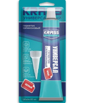 Герметик силиконовый Krass универсальный белый 80 мл