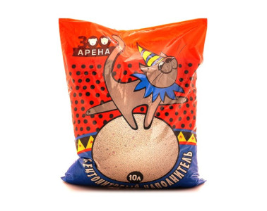 Наполнитель комкующийся ЗООАРЕНА в ассортименте 10 л