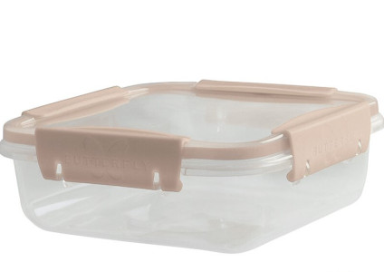 Контейнер Полимербыт Butterfly Light герметичный розовый 0.8 л