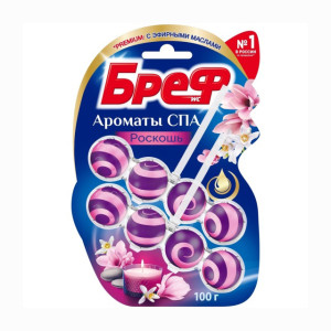 Туалетный блок Бреф Ароматы СПА Роскошь 2х50 гр